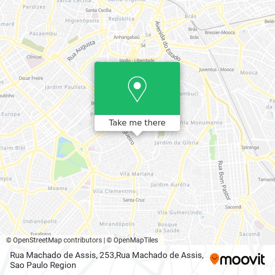 Mapa Rua Machado de Assis, 253,Rua Machado de Assis