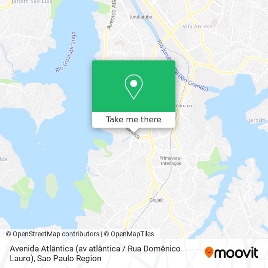 Avenida Atlântica (av atlântica / Rua Domênico Lauro) map