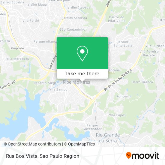 Rua Boa Vista map
