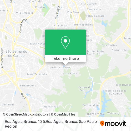 Rua Águia Branca, 135,Rua Águia Branca map