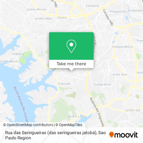 Rua das Seringueiras (das seringueiras jatobá) map