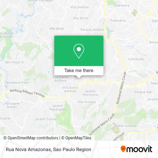 Rua Nova Amazonas map