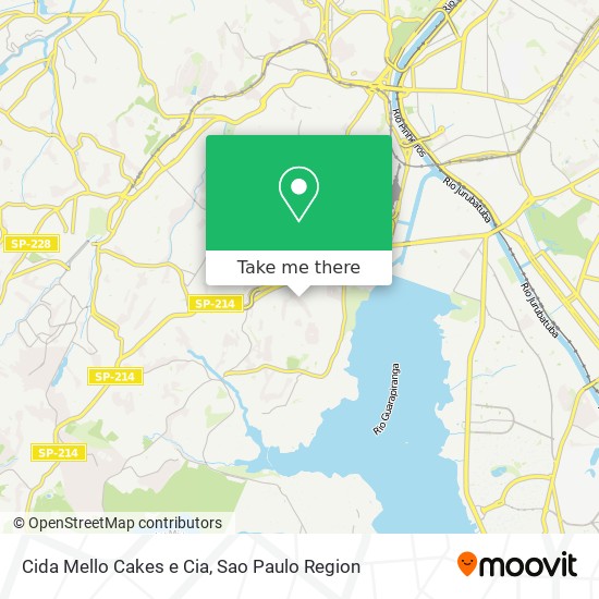 Cida Mello Cakes e Cia map