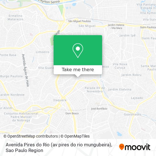 Avenida Pires do Rio (av pires do rio mungubeira) map