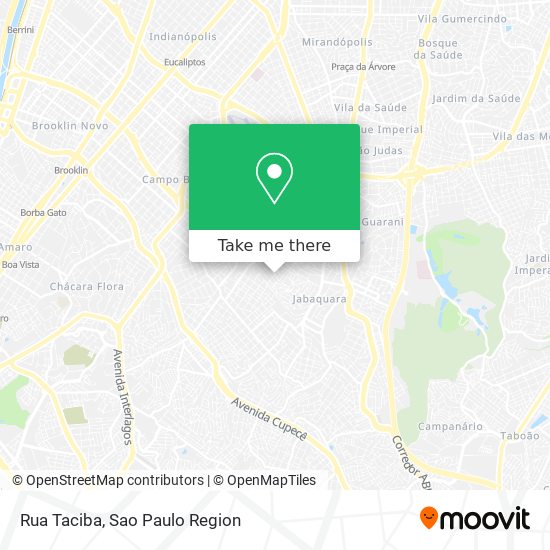 Mapa Rua Taciba