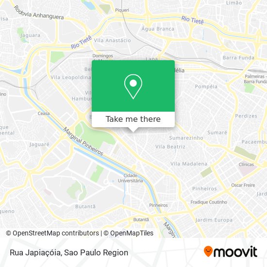 Rua Japiaçóia map