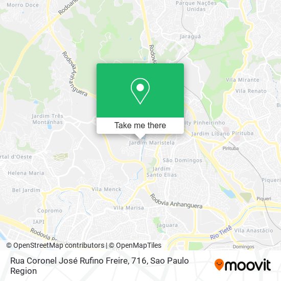 Rua Coronel José Rufino Freire, 716 map