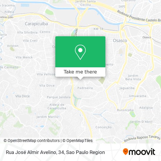 Rua José Almir Avelino, 34 map