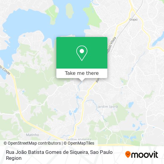 Rua João Batista Gomes de Siqueira map