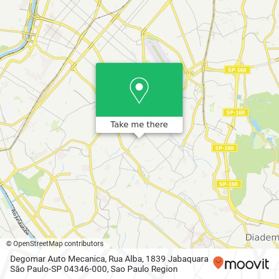 Degomar Auto Mecanica, Rua Alba, 1839 Jabaquara São Paulo-SP 04346-000 map