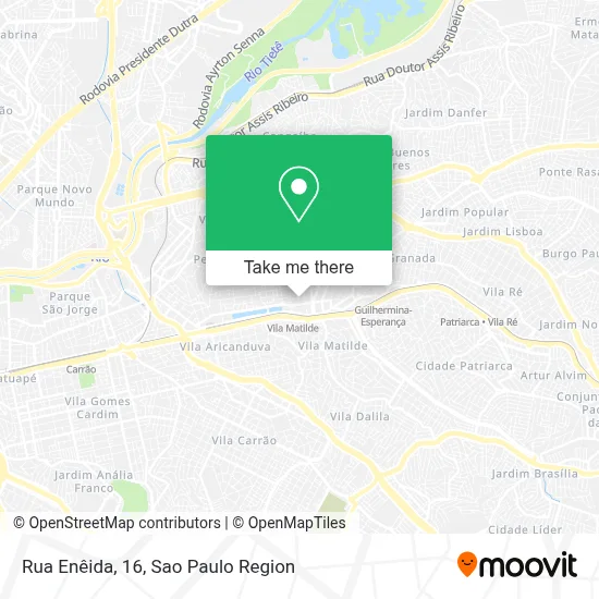 Rua Enêida, 16 map