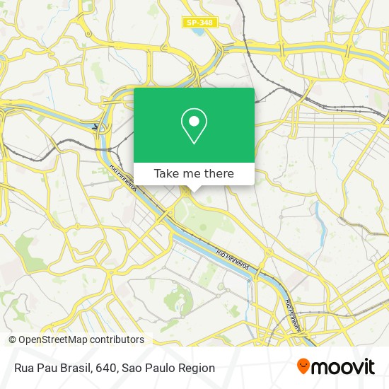 Rua Pau Brasil, 640 map