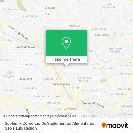 Mapa Suplemix Comercio De Suplementos Alimentares