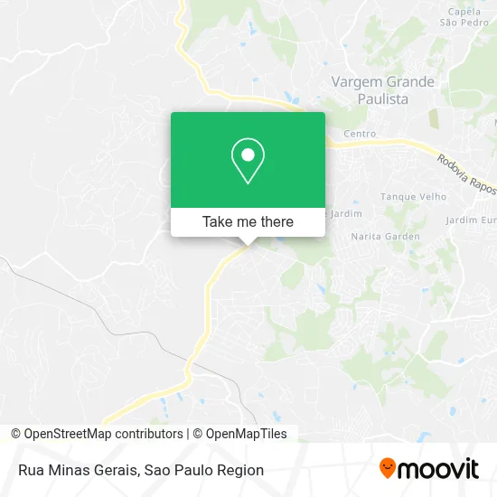 Rua Minas Gerais map