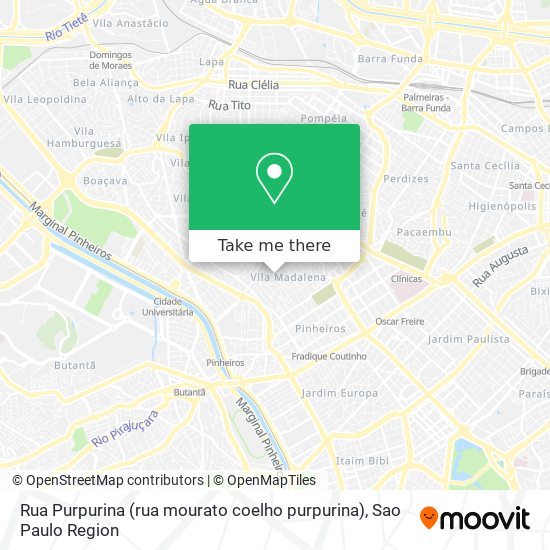 Rua Purpurina (rua mourato coelho purpurina) map