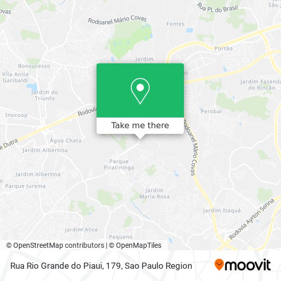 Rua Rio Grande do Piaui, 179 map
