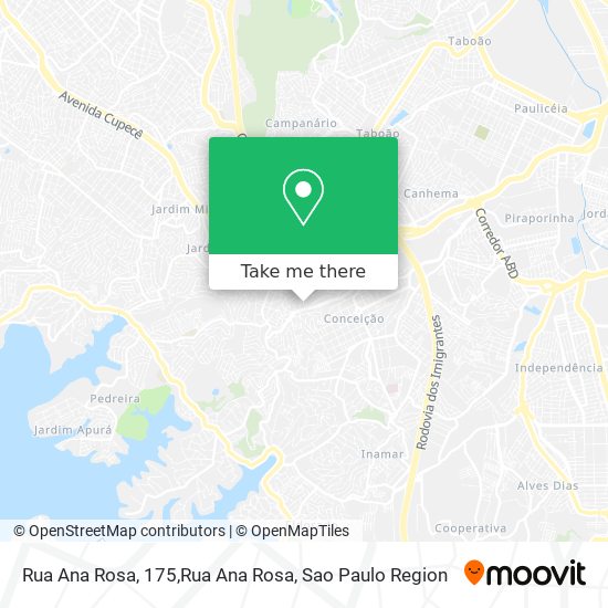 Mapa Rua Ana Rosa, 175,Rua Ana Rosa