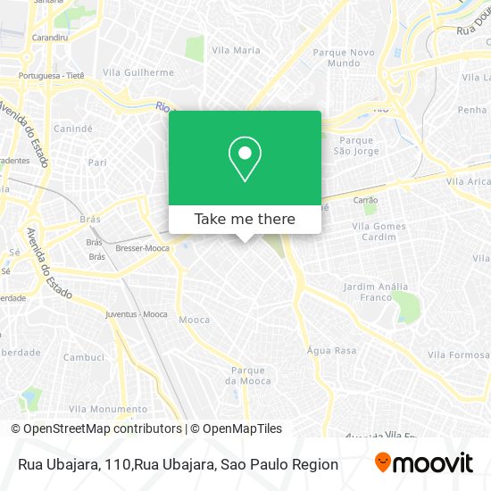 Mapa Rua Ubajara, 110,Rua Ubajara