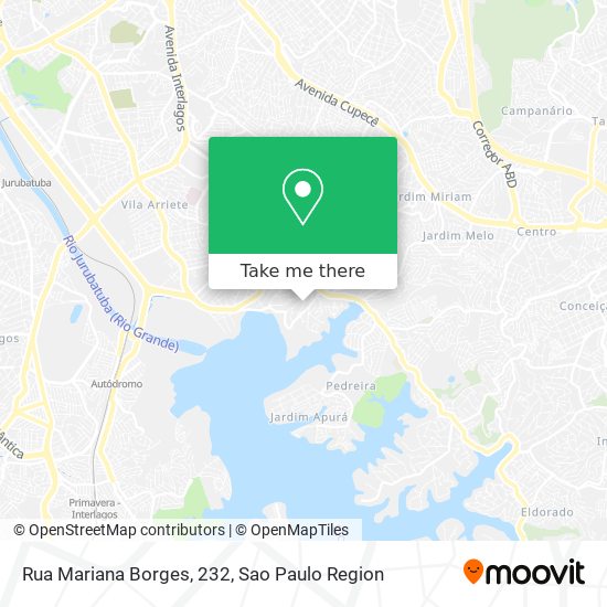 Mapa Rua Mariana Borges, 232