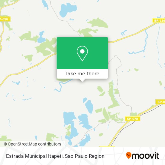 Estrada Municipal Itapeti map