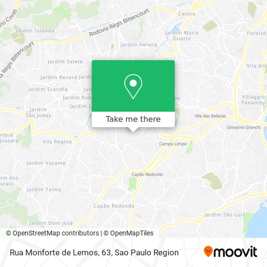 Mapa Rua Monforte de Lemos, 63