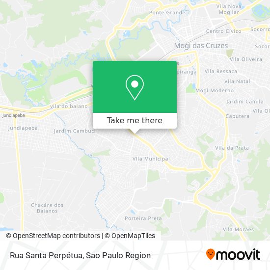 Mapa Rua Santa Perpétua