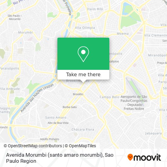 Avenida Morumbi (santo amaro morumbi) map