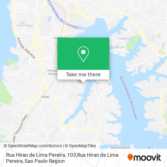 Mapa Rua Hiran de Lima Pereira, 103,Rua Hiran de Lima Pereira