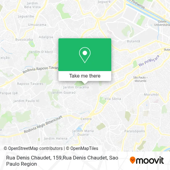 Rua Denis Chaudet, 159,Rua Denis Chaudet map