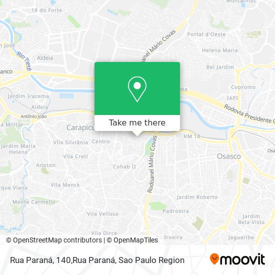 Rua Paraná, 140,Rua Paraná map