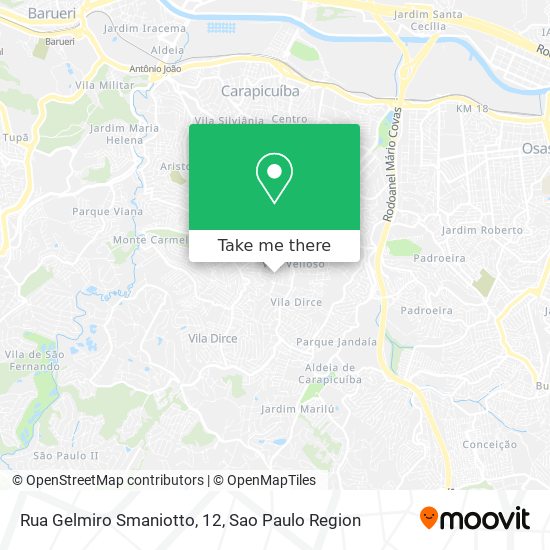 Rua Gelmiro Smaniotto, 12 map