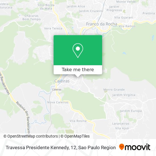 Travessa Presidente Kennedy, 12 map