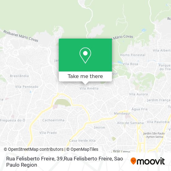 Mapa Rua Felisberto Freire, 39,Rua Felisberto Freire