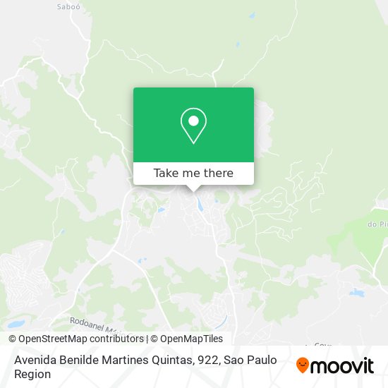 Avenida Benilde Martines Quintas, 922 map