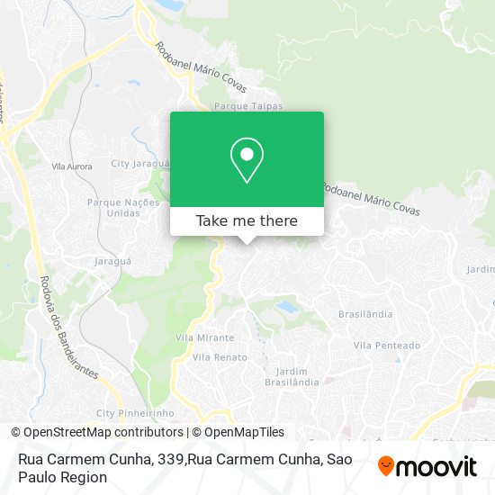 Mapa Rua Carmem Cunha, 339,Rua Carmem Cunha