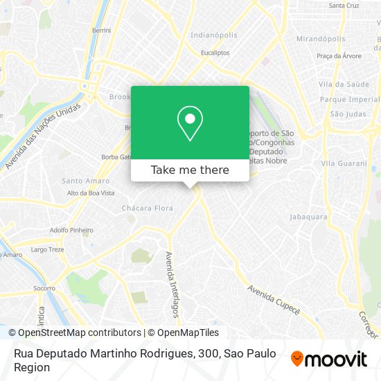Rua Deputado Martinho Rodrigues, 300 map