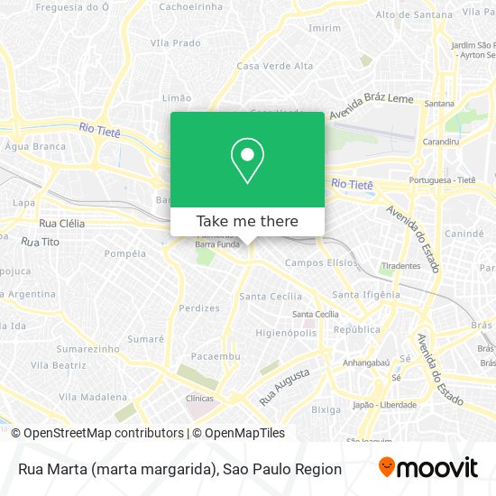 Mapa Rua Marta (marta margarida)