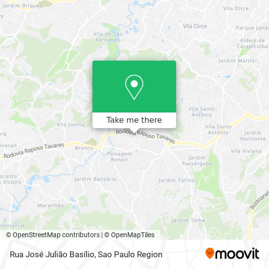 Rua José Julião Basílio map