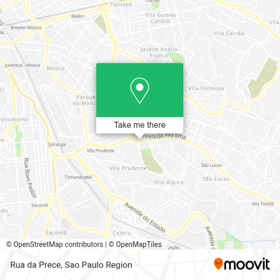 Rua da Prece map