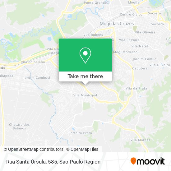 Rua Santa Úrsula, 585 map