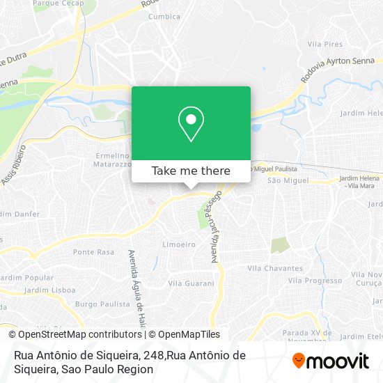 Rua Antônio de Siqueira, 248,Rua Antônio de Siqueira map