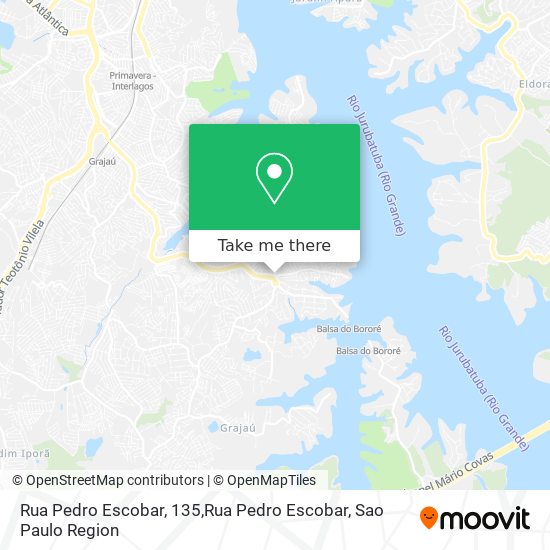 Mapa Rua Pedro Escobar, 135,Rua Pedro Escobar
