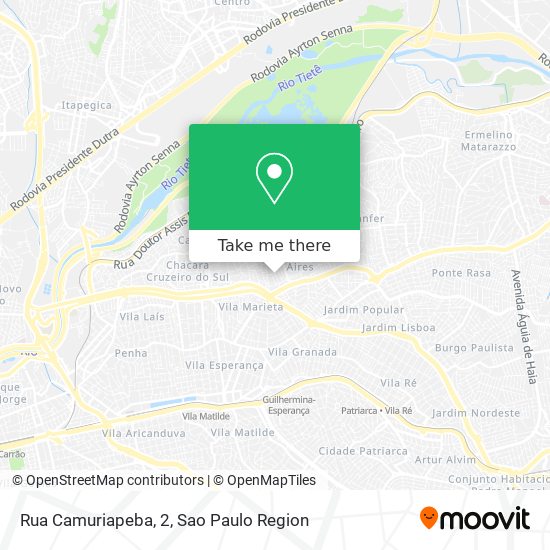 Mapa Rua Camuriapeba, 2