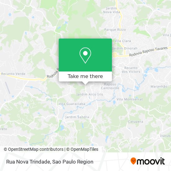 Rua Nova Trindade map