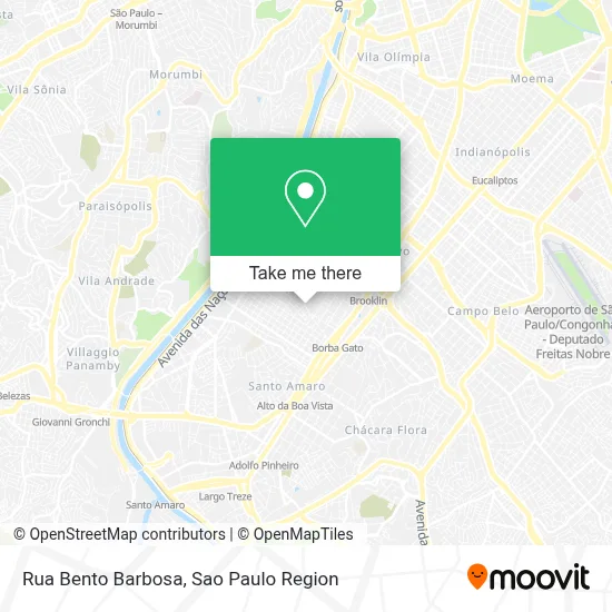 Rua Bento Barbosa map