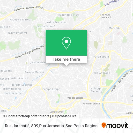 Rua Jaracatiá, 809,Rua Jaracatiá map