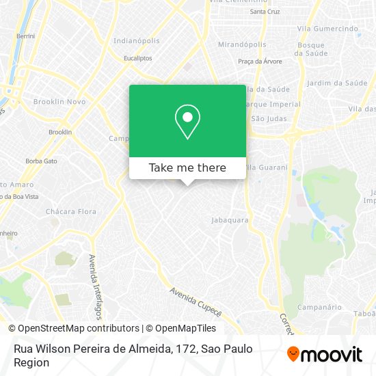 Rua Wilson Pereira de Almeida, 172 map