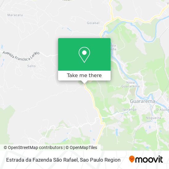 Estrada da Fazenda São Rafael map