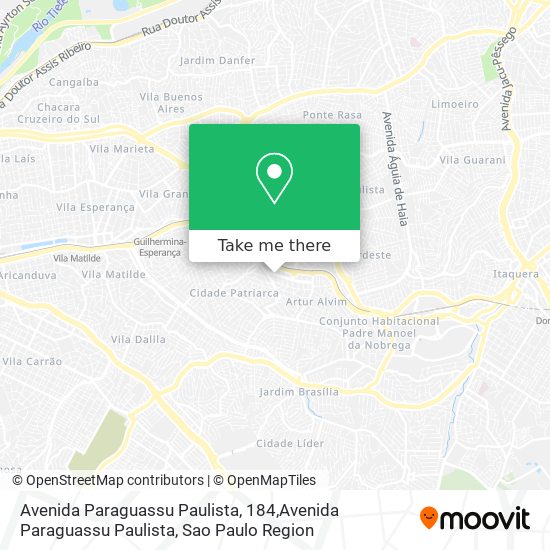 Avenida Paraguassu Paulista, 184,Avenida Paraguassu Paulista map