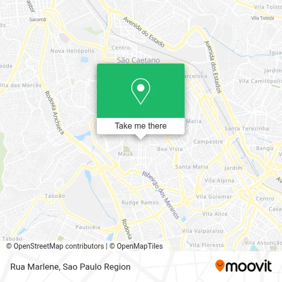 Rua Marlene map